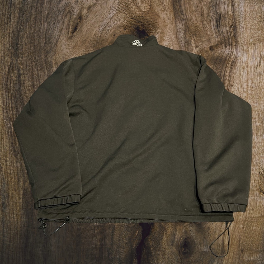 Vtg Adidas Reversible Windbreaker Track Jacket Black Large - Picture 7 of 9